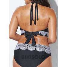 Charger l&#39;image dans la galerie, Imprimé Tropical Dos Nu Sexy Grande Taille Bikinis Maillots De Bain