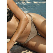 Charger l&#39;image dans la galerie, Taille Basse Feuilles Imprimé Dos Nu Élégante À La Mode Bikinis Maillots De Bain