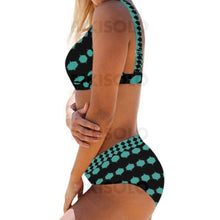 Charger l'image dans la galerie, À Pois Taille Basse Bretelles Sexy Jolis Mignon Bikinis Maillots De Bain