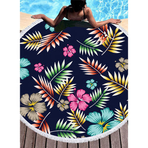 Bikisolo Femme Floral attrayant/frais serviette de plage