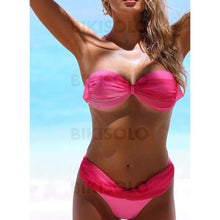 Charger l&#39;image dans la galerie, Bandeau Taille Basse Dos Nu Mignon Bikinis Maillots De Bain