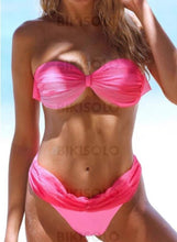 Charger l&#39;image dans la galerie, Bandeau Taille Basse Dos Nu Mignon Bikinis Maillots De Bain