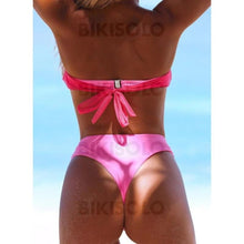 Charger l&#39;image dans la galerie, Bandeau Taille Basse Dos Nu Mignon Bikinis Maillots De Bain