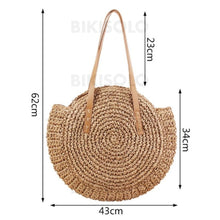 Charger l&#39;image dans la galerie, Bikisolo Femme À La Mode/tressé Polyester Sac En Bandoulière/sacs De Plage Sacs À Bandoulière