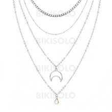 Charger l'image dans la galerie, Bikisolo Femme Beau À La Mode Sexy Alliage Colliers Bijoux De Plage Argent