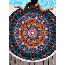 Charger l&#39;image dans la galerie, Bikisolo Femme Bohême Attrayant Serviette De Plage Noir