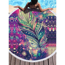 Charger l&#39;image dans la galerie, Bikisolo Femme Bohême Attrayant Serviette De Plage Violet