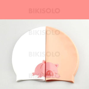 Bikisolo Femme Joli Cochon Étanche Bonnet De Bain