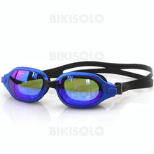 Charger l&#39;image dans la galerie, Bikisolo Galvanoplastie Etanche Anti-Buée Lunettes De Natation Bleu