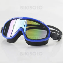 Charger l&#39;image dans la galerie, Bikisolo Galvanoplastie Etanche Anti-Buée Lunettes De Natation Bleu