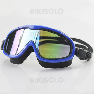 Bikisolo Galvanoplastie Etanche Anti-Buée Lunettes De Natation Bleu