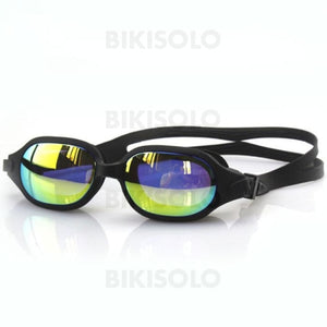 Bikisolo Galvanoplastie Etanche Anti-Buée Lunettes De Natation Noir