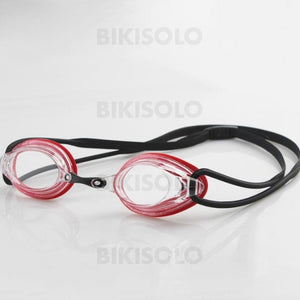 Bikisolo Galvanoplastie Etanche Anti-Buée Lunettes De Natation Rouge