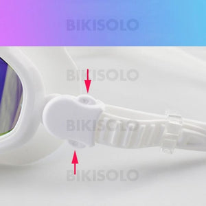 Bikisolo Galvanoplastie Etanche Anti-Buée Lunettes De Natation