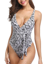 Charger l'image dans la galerie, Colorful V-Neck Sexy Une Pièce Maillots De Bain Piece