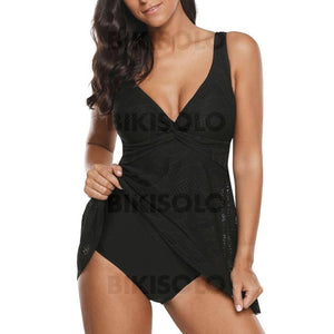 Couleur Unie À Bretelles Sexy Grande Taille Robes De Bain Maillots De Bain