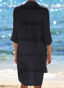 Couleur Unie À La Mode Tenues De Plage Maillots De Bain