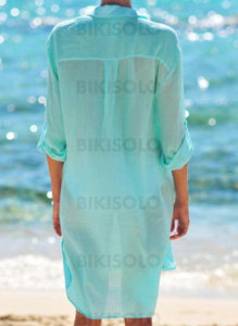 Couleur Unie À La Mode Tenues De Plage Maillots De Bain