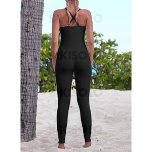 Couleur Unie Col U Jolis Attrayant Mignon Une Pièce Maillots De Bain