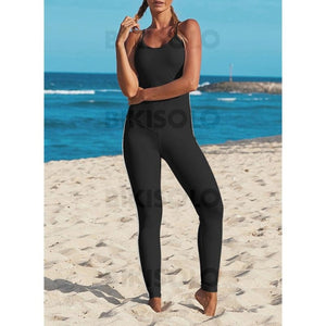 Couleur Unie Col U Jolis Attrayant Mignon Une Pièce Maillots De Bain