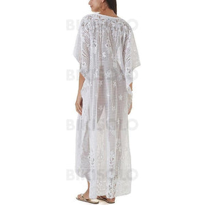 Couleur Unie Col V Bohème Tenues De Plage Maillots De Bain