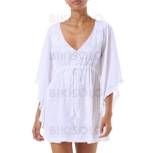 Couleur Unie Col V Élégante À La Mode Jolis Tenues De Plage Maillots De Bain