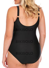 Charger l&#39;image dans la galerie, Couleur Unie Col V Élégante Jolis Une Pièce Maillots De Bain Piece