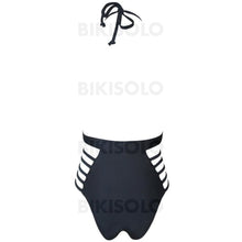 Charger l&#39;image dans la galerie, Couleur Unie Col V Sexy Une Pièce Maillots De Bain