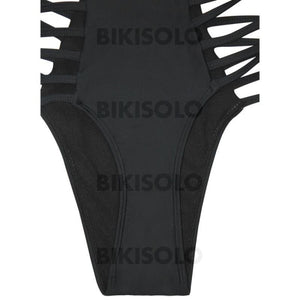 Couleur Unie Col V Sexy Une Pièce Maillots De Bain