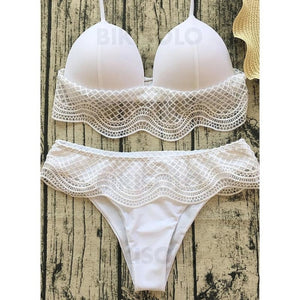 Couleur Unie Dos Nu Sexy Bikinis Maillots De Bain