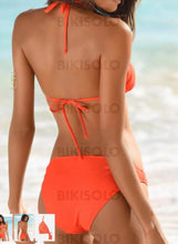 Charger l&#39;image dans la galerie, Couleur Unie Dos Nu Sexy Une Pièce Maillots De Bain