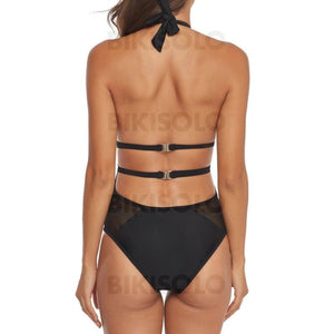 Couleur Unie Dos Nu Sexy Une Pièce Maillots De Bain