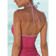 Charger l&#39;image dans la galerie, Couleur Unie Dos Nu Sexy Une Pièce Maillots De Bain