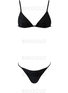Couleur Unie Néon À Bretelles Sexy Bikinis Maillots De Bain