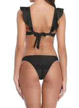 Charger l&#39;image dans la galerie, Couleur Unie Sangle Sexy Bikinis Maillots De Bain