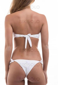 Couleur Unie Sans Bretelle Sexy Bikinis Maillots De Bain