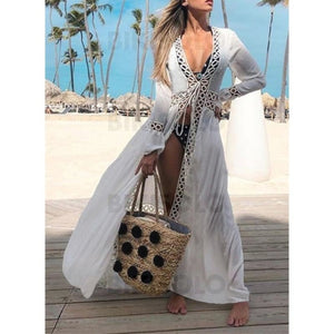 Couleur Unie Sans Bretelle Sexy Classique Tenues De Plage Maillots De Bain