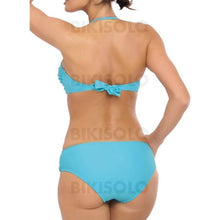 Charger l&#39;image dans la galerie, Couleur Unie Taille Basse Dos Nu À La Mode Bikinis Maillots De Bain
