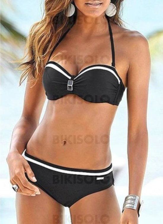 Couleur Unie Taille Basse Dos Nu Jolis Attrayant Bikinis Maillots De Bain