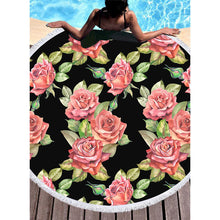 Charger l&#39;image dans la galerie, Bikisolo Femme Floral attrayant serviette de plage