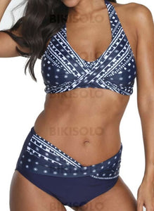 Dot Col Rond Attrayant Bikini Maillots De Bain Bikinis