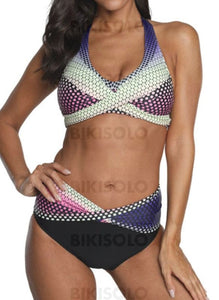 Dot Col Rond Jolis Bikini Maillots De Bain Bikinis