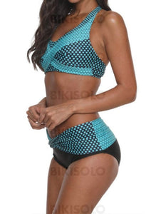 Dot Col Rond Jolis Bikini Maillots De Bain Bikinis