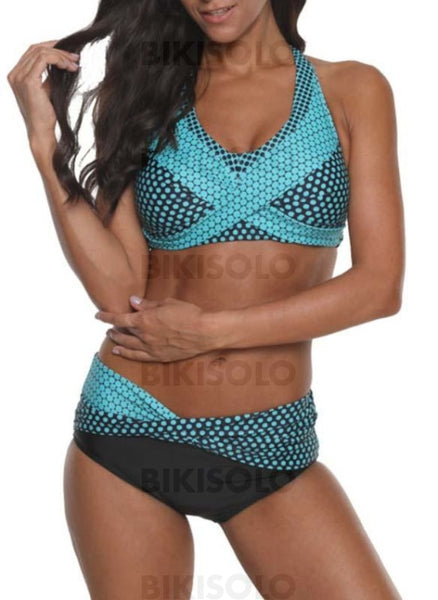 Dot Col Rond Jolis Bikini Maillots De Bain Bikinis