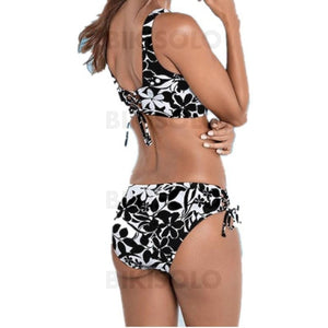 Épissage Couleur À Bretelles La Mode Bikinis Maillots De Bain