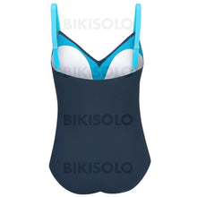 Charger l&#39;image dans la galerie, Épissage Couleur À Bretelles Sexy Une Pièce Maillots De Bain