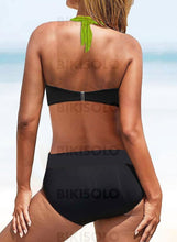 Charger l&#39;image dans la galerie, Épissage Couleur Dos Nu Sexy Boho Bikinis Maillots De Bain
