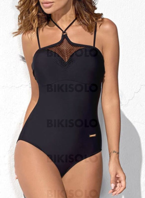 Épissage Couleur Faire Monter À Bretelles Grande Taille Une Pièce Maillots De Bain