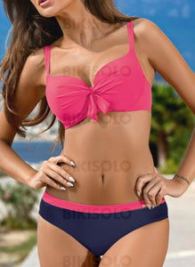 Faire Monter Taille Naturelle À Bretelles Sexy Classique Bikinis Maillots De Bain