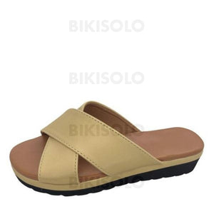 Femmes Pu Talon Compensé Chaussons Avec Autres Chaussures